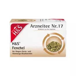 H&amp;S Pankolių arbatos nemaišyti filtrų maišeliai, 20X2,2 g
