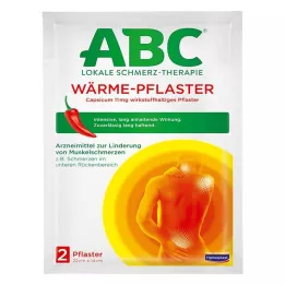 ABC Šilumos tinkas Capsicum Hansaplast med 14x22, 2 vnt