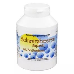 SCHWARZBEEREN Kapsulės, 180 vnt