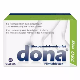 DONA 750 mg plėvele dengtos tabletės, 60 vnt