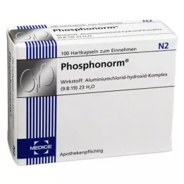 PHOSPHONORM Kietos kapsulės, 1X100 vnt