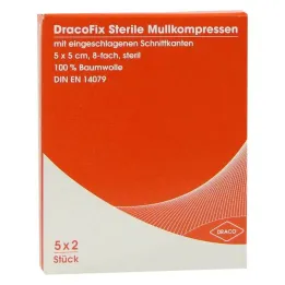 Dracofix Peel kompresai, 5x2 vnt
