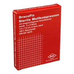 Dracofix Peel kompresai, 5x2 vnt