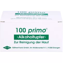 PRIMO Alkoholiniai tamponai, 100 vnt
