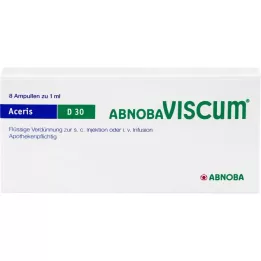 ABNOBAVISCUM Aceris D 30 ampulės, 8 vnt