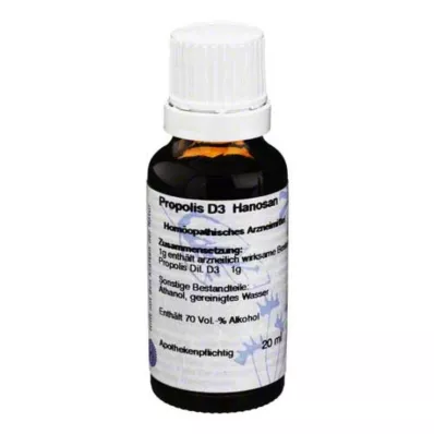 PROPOLIS D 3 skiedimas, 20 ml