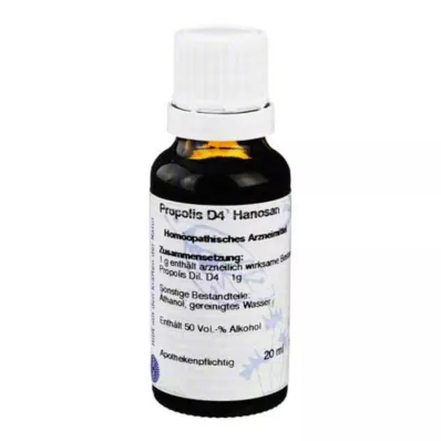 PROPOLIS D 4 skiedimas, 20 ml