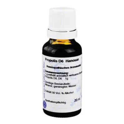 PROPOLIS D 6 Skiedimas, 20 ml