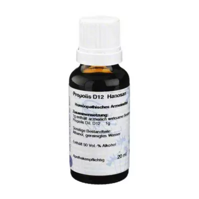 PROPOLIS D 12 Skiedimas, 20 ml PROPOLIS D 12 Skiedimas, 20 ml
