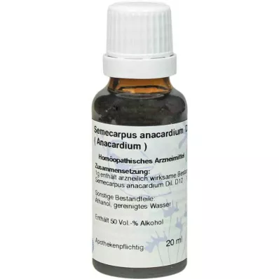 ANACARDIUM D 12 Skiedimas, 20 ml