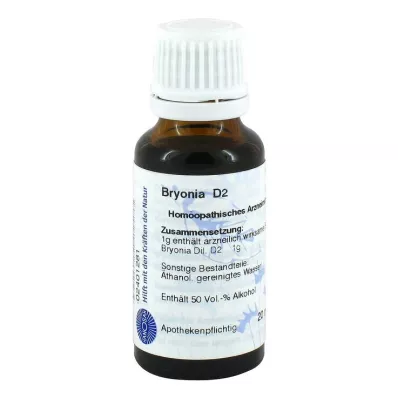 BRYONIA D 2 praskiedimas, 20 ml