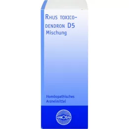 RHUS TOXICODENDRON D 5 Skiedimas, 20 ml