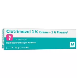 CLOTRIMAZOL 1 % kremas-1A Pharma, 20 g