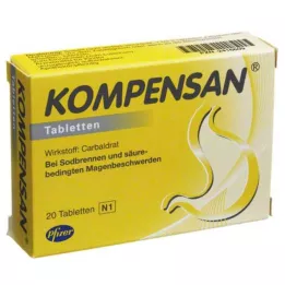 KOMPENSAN Tabletės 340 mg, 20 vnt