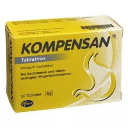 KOMPENSAN Tabletės 340 mg, 50 vnt