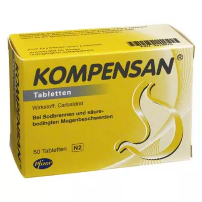 KOMPENSAN Tabletės 340 mg, 50 vnt