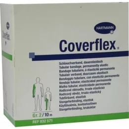 COVERFLEX Vamzdinis tvarstis, dydis 2 5 cmx10 m žalias, 1 vnt