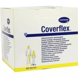COVERFLEX Vamzdinis tvarstis 4 dydis 10,75 cmx10 m geltona, 1 vnt