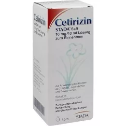 CETIRIZIN STADA Sultys 10 mg/10 ml, 75 ml