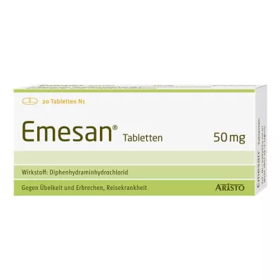 EMESAN Tabletės, 20 vnt EMESAN Tabletės, 20 vnt