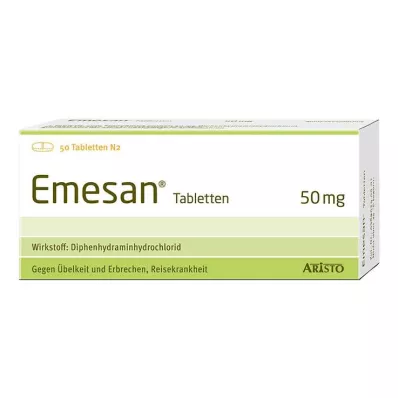 EMESAN Tabletės, 50 vnt EMESAN Tabletės, 50 vnt