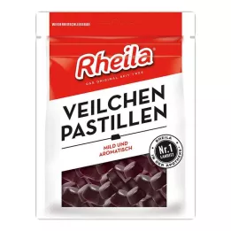 RHEILA Violetinės pastilės su cukrumi, 90 g