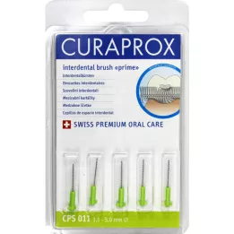 CURAPROX CPS 011 Interdentalb.xx-smulki šviesiai žalia, 5 vnt
