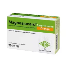 MAGNESIOCARD forte 10 mmol Orange Plv.z.H.e.L.z.E., 20 vnt
