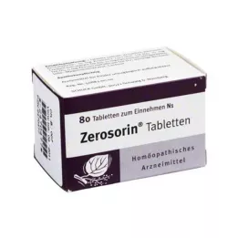 ZEROSORIN Tabletės, 80 vnt