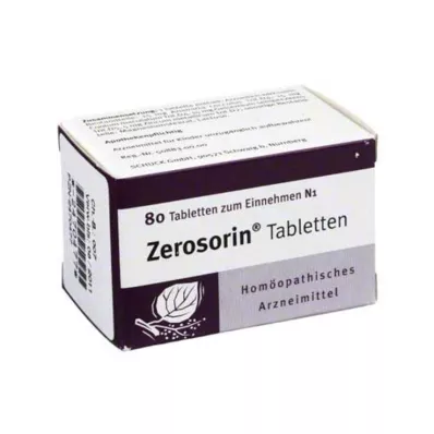 ZEROSORIN Tabletės, 80 vnt