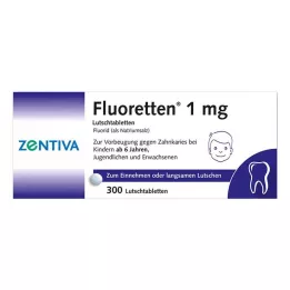 FLUORETTEN 1,0 mg tabletės, 300 vnt