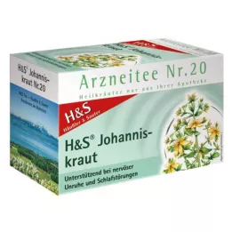 H&S jonažolės filtravimo maišeliai, 20X2,0 g