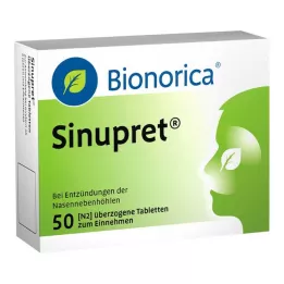 SINUPRET dengtos tabletės, 50 vnt