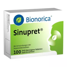 SINUPRET dengtos tabletės, 100 vnt