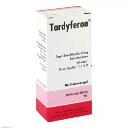 TARDYFERON Pailginto atpalaidavimo tabletės, 20 vnt
