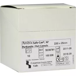 AMBIX Safe-Can Portpunkt.Kan.22 Gx25 mm lenktas, 10 vnt