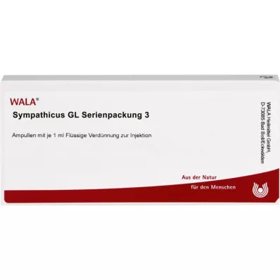 SYMPATHICUS GL Serijos pakuotė 3 ampulės, 10X1 ml SYMPATHICUS GL Serijos pakuotė 3 ampulės, 10X1 ml