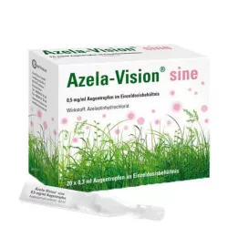 AZELA-Vision sine 0,5 mg/ml akių lašai, vienkartinė dozė, 20X0,3 ml