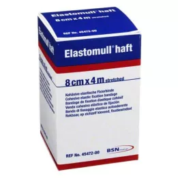 ELASTOMULL kotas 8 cmx4 m fiksacinis tvarstis, 1 vnt