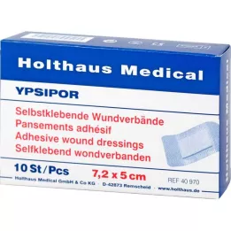 WUNDVERBAND Ypsipor sterilus 5x7,2 cm, 50 vnt