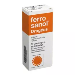 FERRO SANOL dengtos tabletės, 20 vnt