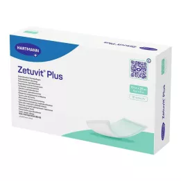 ZETUVIT Plius itin stiprus siurbiamasis kompresas sterilus 10x20 cm, 10 vnt