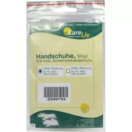 HANDSCHUHE Vinyl Anti Aids, 2 vnt