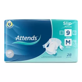 ATTENDS Slip Active 9 M, 28 vnt
