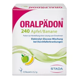 ORALPÄDON 240 Obuolių bananų milteliai, 10 vnt