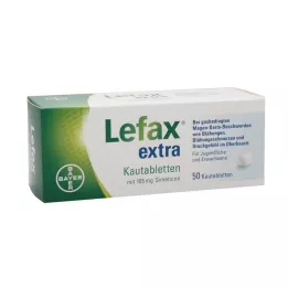 LEFAX papildomos kramtomosios tabletės, 50 vnt