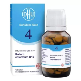 BIOCHEMIE DHU 4 Kalium chloratum D 12 tablečių, 200 vnt
