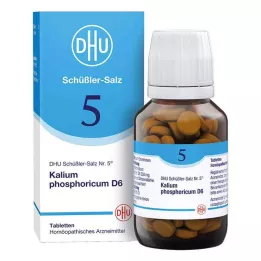 BIOCHEMIE DHU 5 Kalium phosphoricum D 6 tabletės, 200 vnt