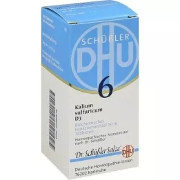 BIOCHEMIE DHU 6 Kalium sulfuricum D 3 tabletės, 200 vnt