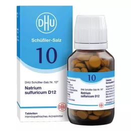 BIOCHEMIE DHU 10 Natrium sulfuricum D 12 tablečių, 200 vnt